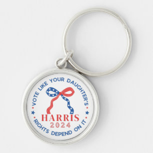 Vote Like Your Daughter's Rights Depend on It Key Ring