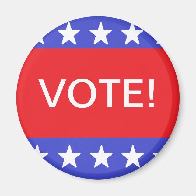 "Vote!" Magnet (Front)