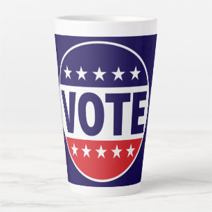 VOTE — Make Your Voice Heard Latte Mug