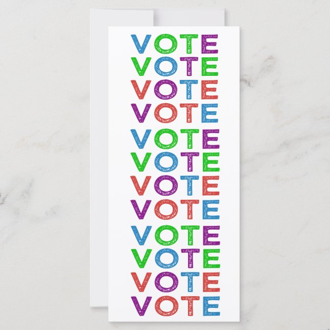 VOTE Multi-coloured (Front)