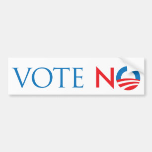 Vote No Bumper Sticker