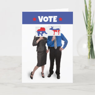 Vote No Matter What Side you Are On Holiday Card