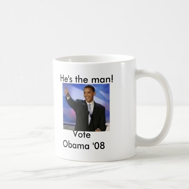 Vote Obama '08 Magic Mug (Right)