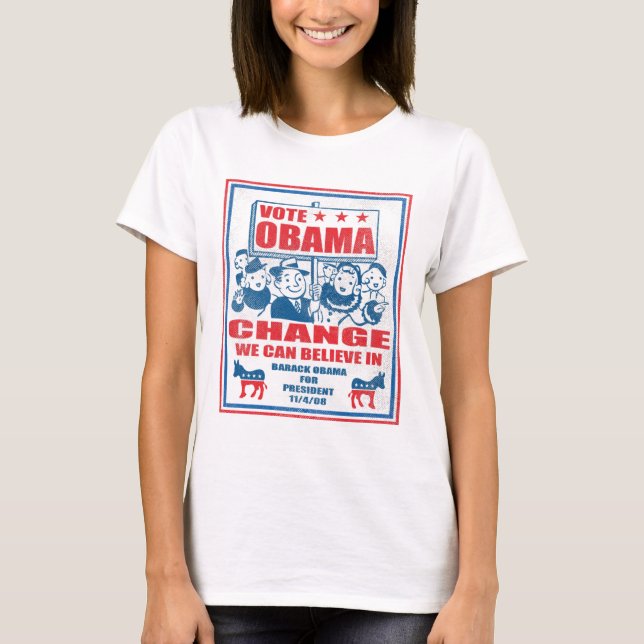 Vote Obama '08 T-Shirt (Front)