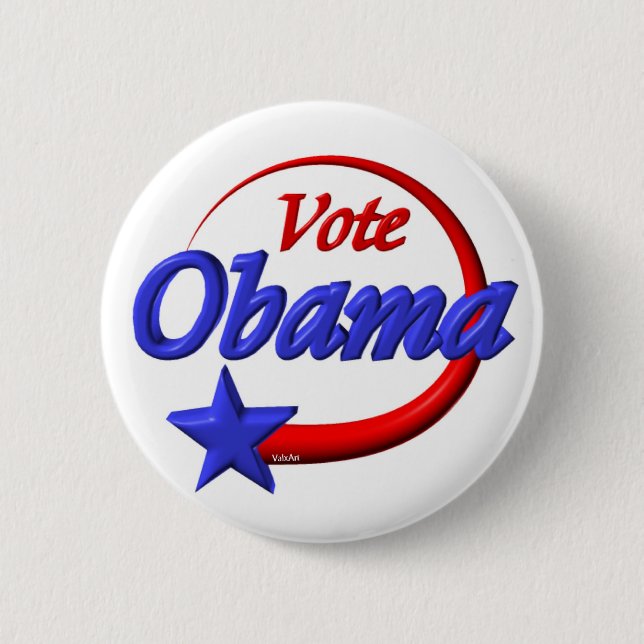 Vote Obama 2012 . Create the future 6 Cm Round Badge (Front)