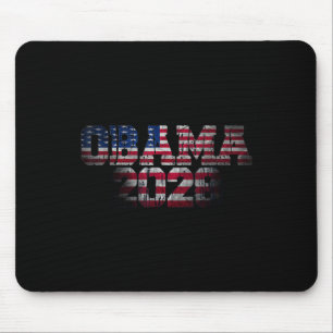 Vote Obama 2028 President Democrat Patriotic Retro Mouse Pad