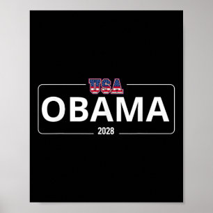 Vote Obama 2028 Retro Obama President 2028 Obama 2 Poster