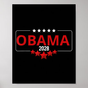 Vote Obama 2028 Retro Obama President 2028 Obama 2 Poster