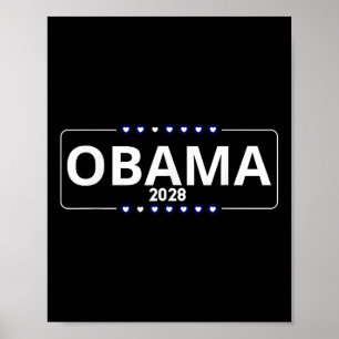 Vote Obama 2028 Retro Obama President 2028 Obama 2 Poster