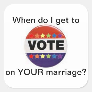vote on marriage equality sticker