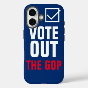 Vote Out The GOP Blue Checkmark iPhone 16 Case