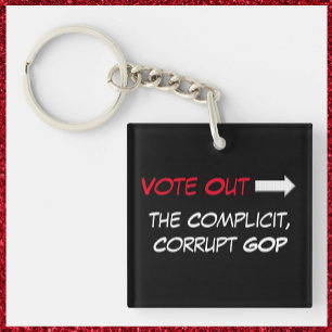 Vote Out the GOP Keychain