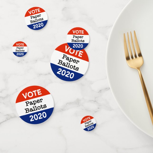Vote Paper Ballots 2020 Presidential Election Confetti (Group)