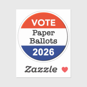 Vote Paper Ballots 2026 Midterm Election Paper Cup