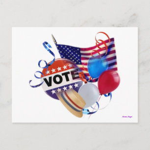 Vote Party Invitation Postcard