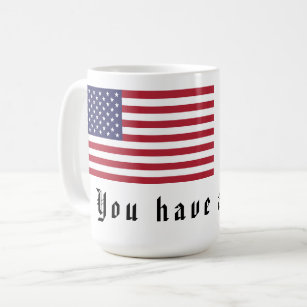 Vote patriotic elections USA American flag change Coffee Mug