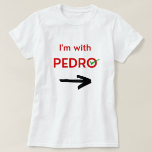 vote Pedro Napoleon funny election text  T-Shirt