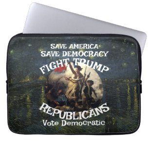 Vote Political FW FV HG Trump Republican Party Laptop Sleeve