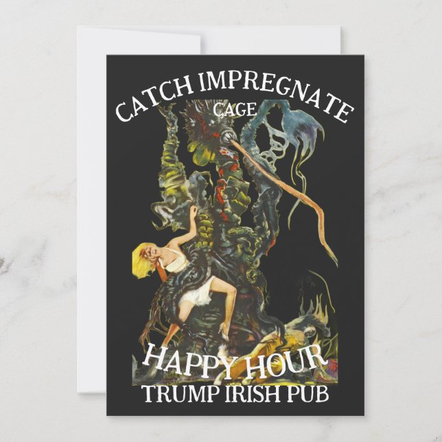 Vote Political Patriotic Trump Republican Party Invitation (Front)