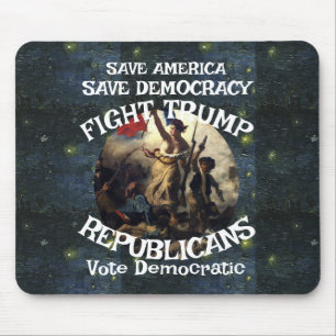 Vote Political Patriotic Trump Republican Party Mouse Pad