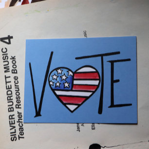VOTE  POSTCARD