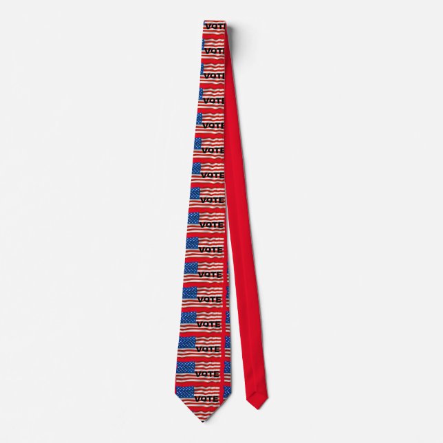 Vote Red 2020 Election Tie (Front)