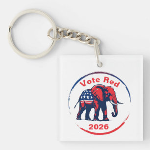 Vote Red 2026 Key Ring