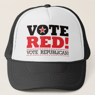 Vote Red! Vote Republican! Trucker Hat