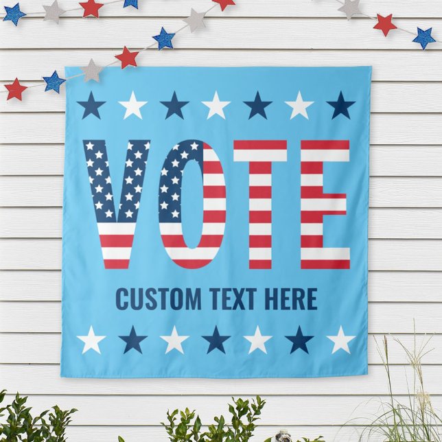 Vote Red White and Blue US Election Tapestry (Creator Uploaded)