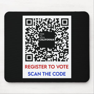 Vote - Register To Vote Ca Mouse Pad