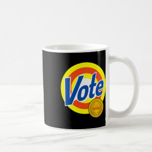 Vote Removes Stubborn Orange Stains Funny Anti-tru Coffee Mug