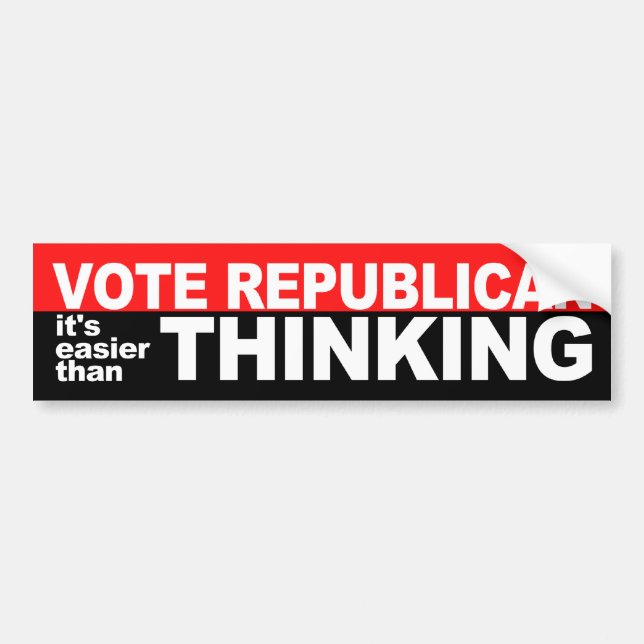 Vote Republican Bumper Sticker (Front)