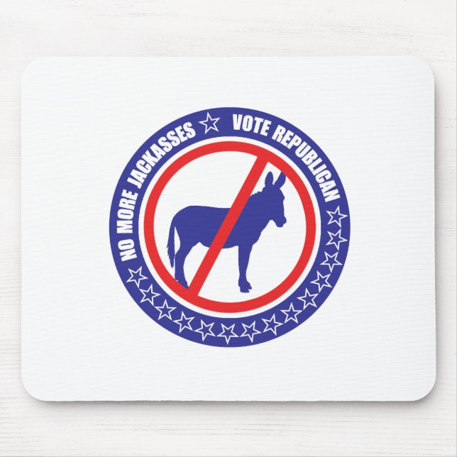 vote republican mousepad (Front)