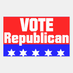 Vote Republican Rectangular Sticker