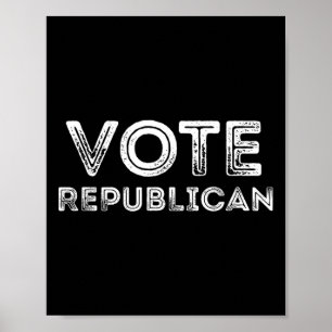Vote Republican Usa Election  Poster