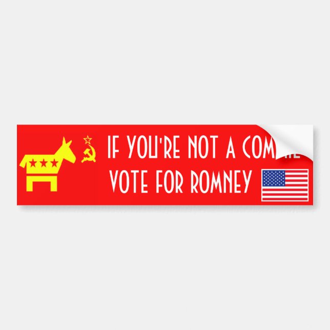Vote Romney Bumper Sticker (Front)