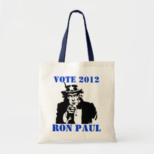VOTE RON PAUL 2012 TOTE BAG