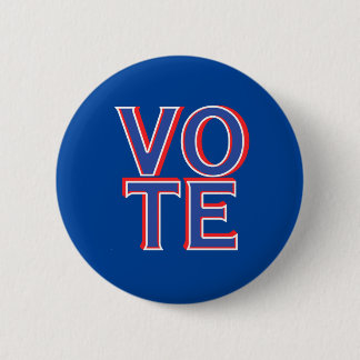 Vote Round Sticker Political Campaign Merchandise 6 Cm Round Badge