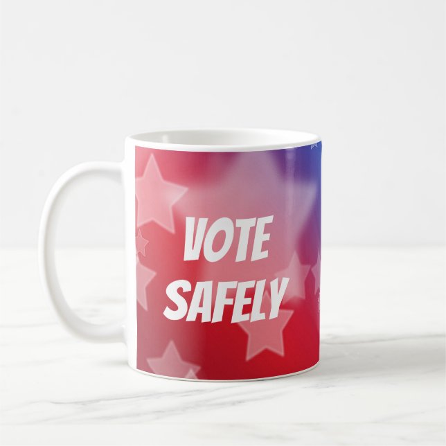 Vote Safely Coffee Mug (Left)