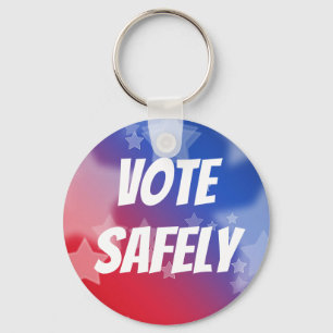 Vote Safely Key Ring