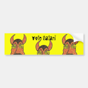 Vote Satan! Bumper Sticker