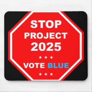 Vote Save Democracy Stop Project 2025  Mouse Pad