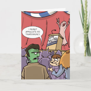 Vote Spectre   Political Halloween Card