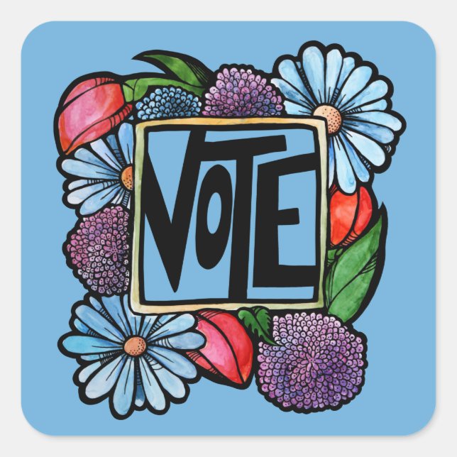 VOTE SQUARE STICKER (Front)