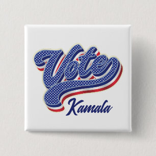 Vote Stars and Stripes - Election 15 Cm Square Badge