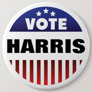 Vote Stars and Stripes Typography - Election 6 Cm Round Badge