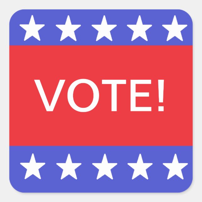 "Vote" Sticker (Front)