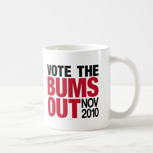 Vote the Bums Out drinkware Coffee Mug (Right)