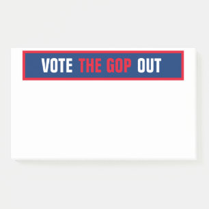 Vote the GOP Out 2020 Election Template Post-it Notes