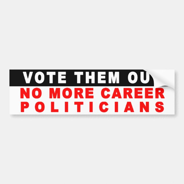 Vote Them Out bumper sticker (Front)